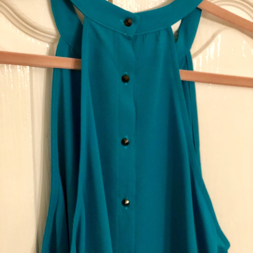 Halter top with buttons up the back